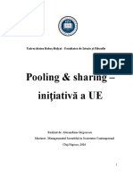 GRIGORESCU ALEXANDRINA - Pooling and Sharing - Inițitivă A UE