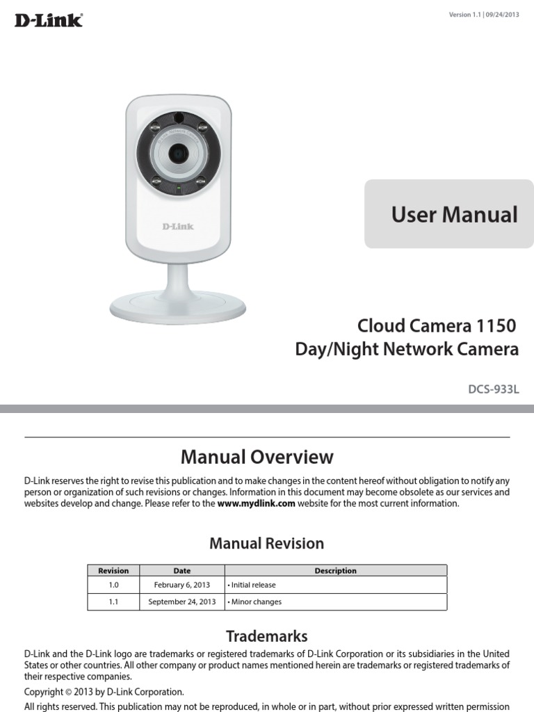 D-Link Dcs-933L User Manual English | Wireless Lan | Computer Network