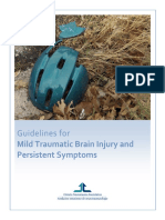 Guidelines for Mild Traumatic Brain Injury and Persistent Symptoms