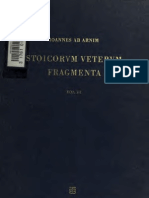 Stoicorum Veterum Fragmenta, Ed. I. Ab Arnim, Vol. III, Stuttgart 1964