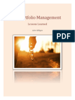 IT Portfolio Management Lessons Learned  