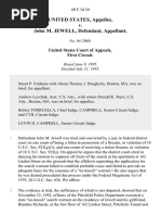 United States v. Jewell, 60 F.3d 20, 1st Cir. (1995)