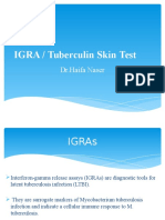 IGRA / Tuberculin Skin Test: DR - Haifa Naser