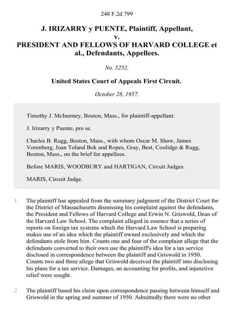 Harvard Law Copyright Dispute Case | PDF | Virtue | Public Law