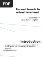 Download Recent Trends in Advertiesement Ppt by ajay9461476216 SN31595114 doc pdf