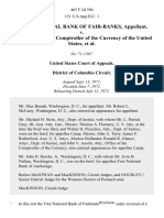 First National Bank of Fair-Banks v. William B. Camp, Comptroller of The Currency of The United States, 465 F.2d 586, 1st Cir. (1972)