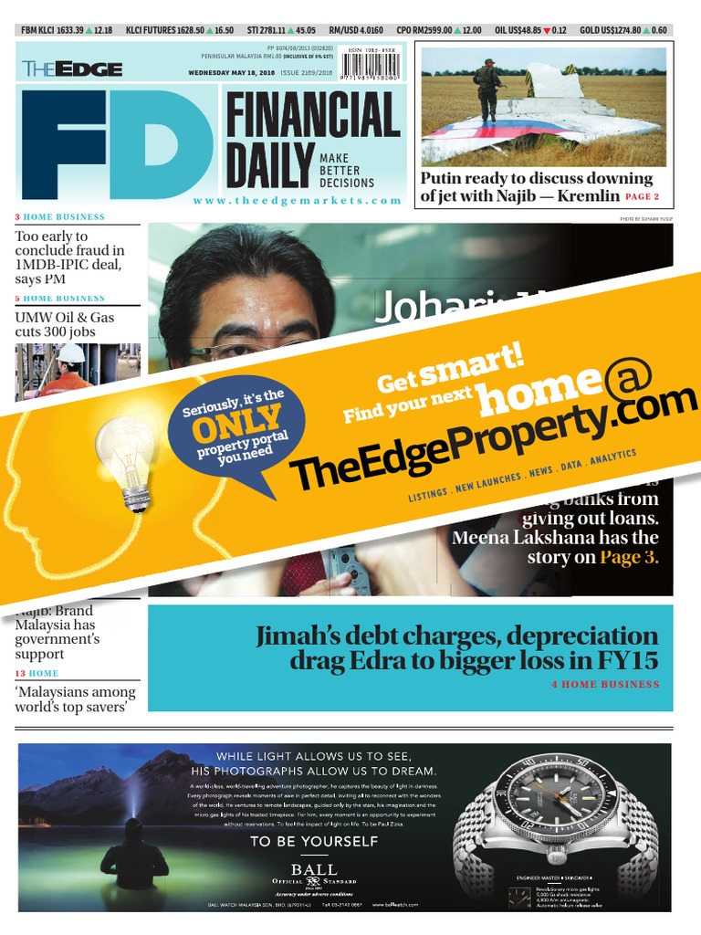 Malaysian Financial Market Update | PDF | Najib Razak | Taxes