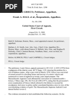 Louis Grieco v. Frank A. Hall, 641 F.2d 1029, 1st Cir. (1981)