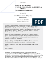 Bankr. L. Rep. P 69,896 in Re Certain Special Counsel To The Boston & Maine Corporation, 737 F.2d 115, 1st Cir. (1984)