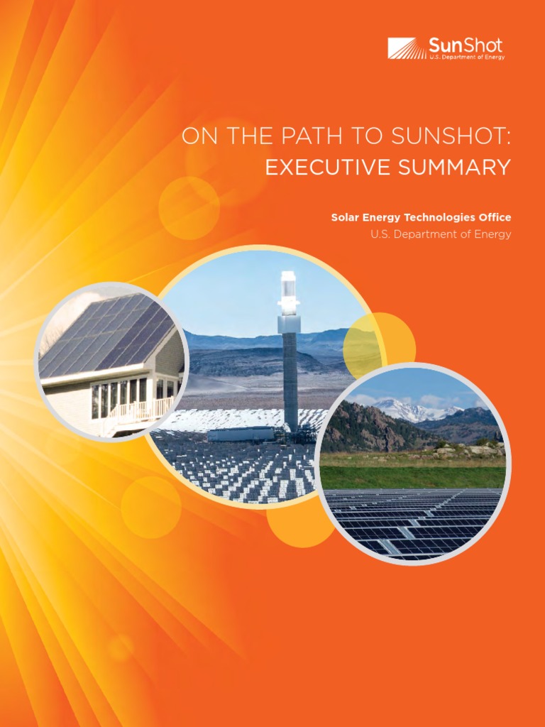 SunShot Initiative Progress Report 2020 | PDF | Photovoltaics | Solar Power