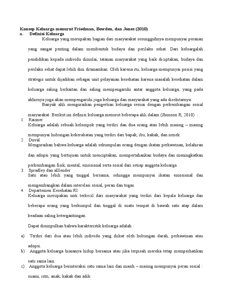 Konsep Keluarga Menurut Friedman Pdf