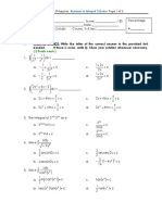 Reviewer - Integral Calculus