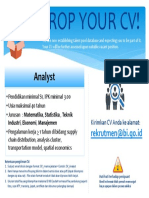 Drop Your CV Analyst2015rev