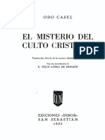 Casel - El Misterio Del Culto Cristiano