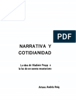 Roig Andres - Narrativa Y Cotidianidad