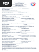 Esp 10 Summative Test | PDF