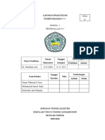 Laporan Praktikum-Pengenalan C++