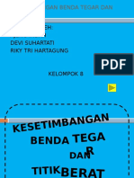 Kesetimbangan Benda Tegar Dan Dinamika Rotasi