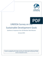 Analysis SDG UNDESA Survey - Final