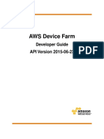 AWS Device Farm: Developer Guide API Version 2015-06-23