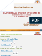Electrical Power Systems-Ii: B.E - Electrical Engineering