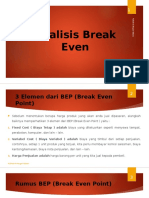 Analisis Break Even DGN Studi Kasus