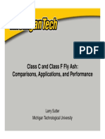 Class Cand Class FFly Ash Comparisons Applicationsan Performance DR Larry Sutter