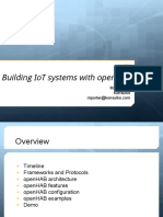 Building IoT Systems With OpenHAB