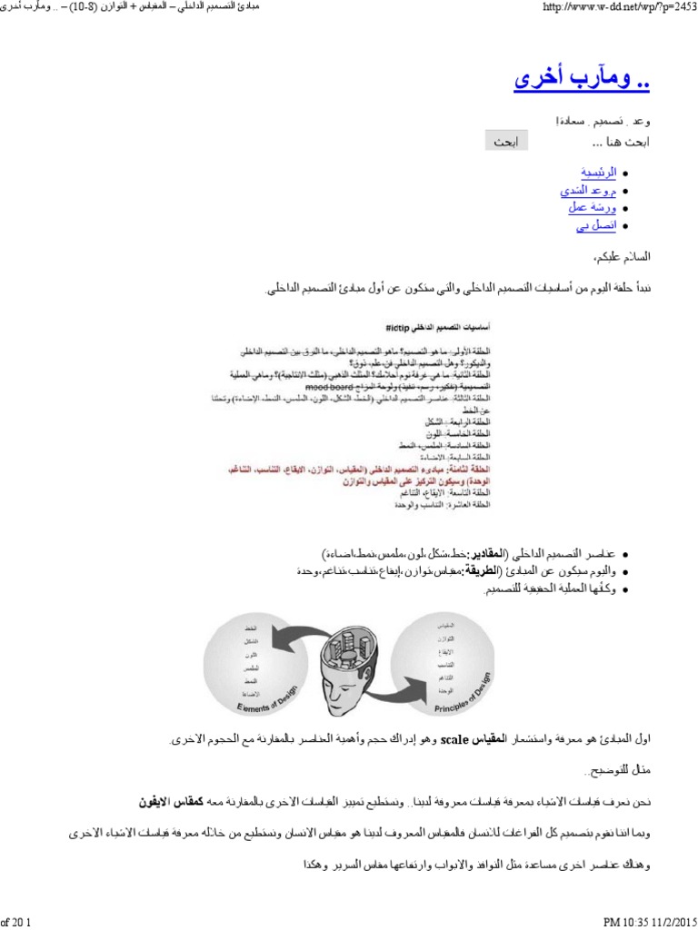 Tasmim Blog الفرق بين التصميم الداخلي والديكور Pdf