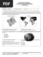 Prueba Sintesis Ciencias Naturales 4 Basico