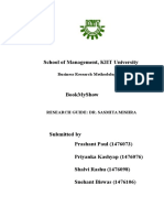 School of Management, KIIT University: Business Research Methodology