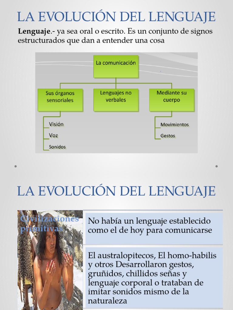 La Evolución Del Lenguaje | PDF