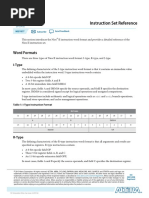 Instruction Set Nios II