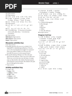 The Earthquake Answer Keys