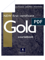 New Gold First Certificate Course Book.