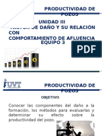 Factor de Daño y Su Relación Con Comportamiento de Afluencia