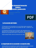 Prueba Semestral Formación Católica - Ascensión y Pentecostés
