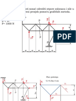 Determining support reactions and member forces in a truss