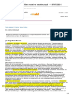 ROUANET, S.P. (2001) Um Roteiro Intelectual. Merquior