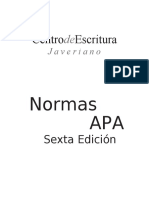 Normas APA Sexta Edición