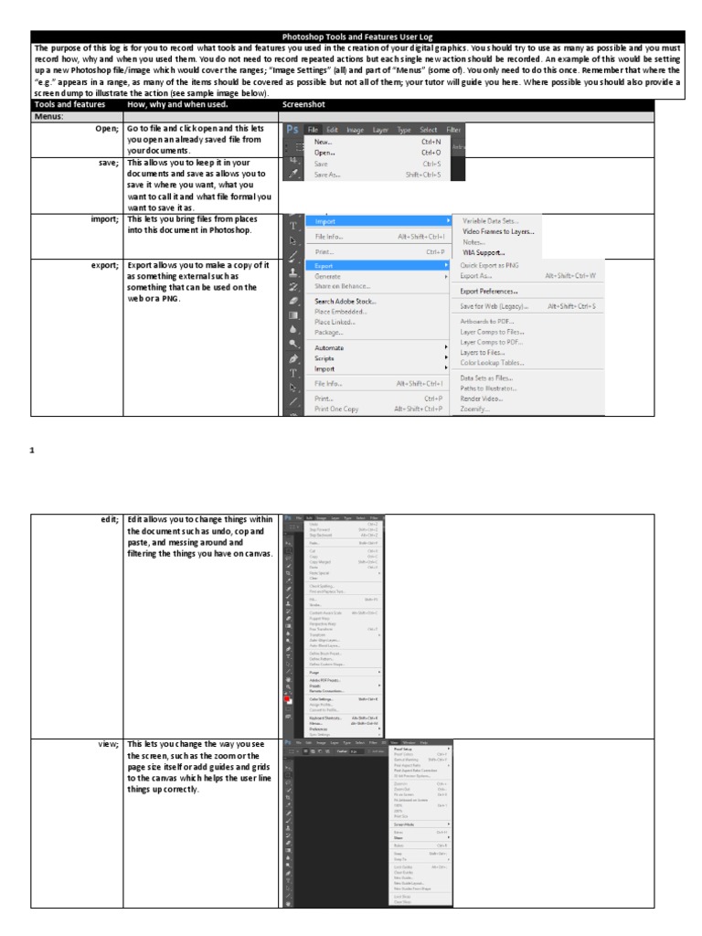 photoshop tools assignment answer key