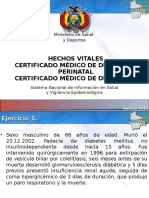 Certificado de Defuncion Bolivia