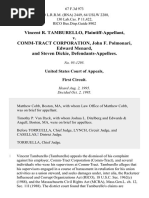 Vincent R. Tamburello v. Comm-Tract Corporation, John F. Polmonari, Edward Menard, and Steven Dickie, 67 F.3d 973, 1st Cir. (1995)