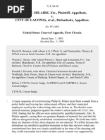 Kathy St. Hilaire, Etc. v. City of Laconia, 71 F.3d 20, 1st Cir. (1995)
