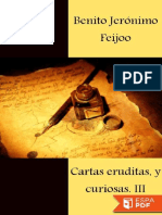 Cartas Eruditas, y Curiosas III - Benito Jeronimo Feijoo