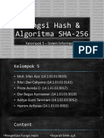 Fungsi Hash & Algoritma SHA-256 - Presentation