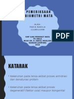 Pemeriksaan Biometri Mata Pat