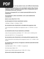 Back Titration