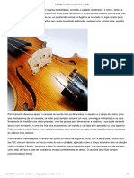 Regulagem Cavalete Violino - Arte & Precisão