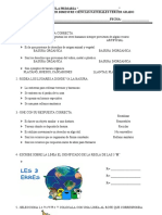 3 Grado Examen Ciencias Naturales 1er Bimestre